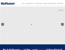 Tablet Screenshot of nuparent.org